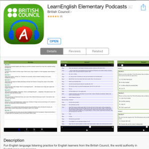 app cu-tep learnEnglish elementary podcasts