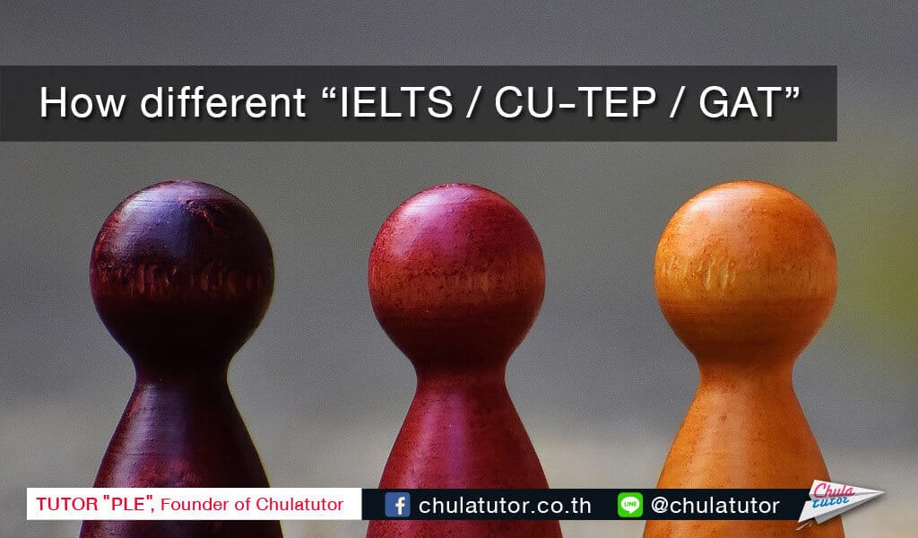 ความแตกต่าง ielts cu-tep gat