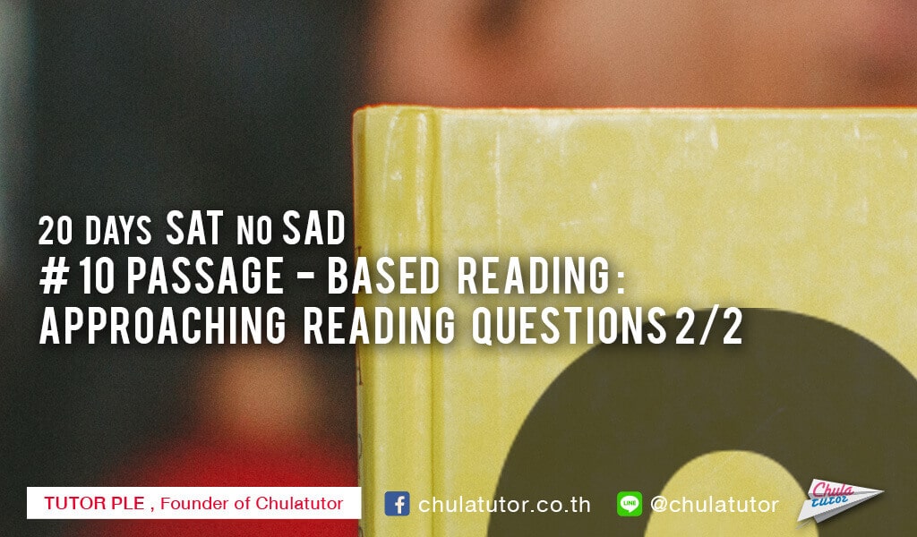 Passage-based Reading: Approaching Reading Questions 2/2