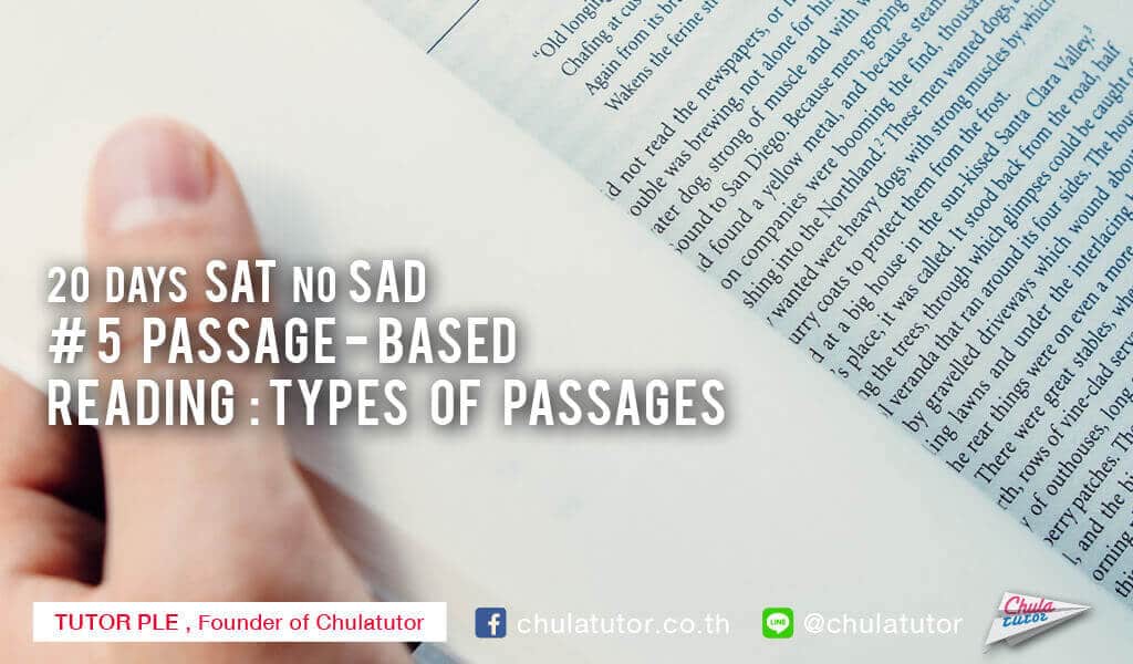 Passage-based Reading: Types of Passages