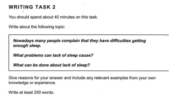 ตัวอย่าง Cause and Effect Essay ในข้อสอบ IELTS