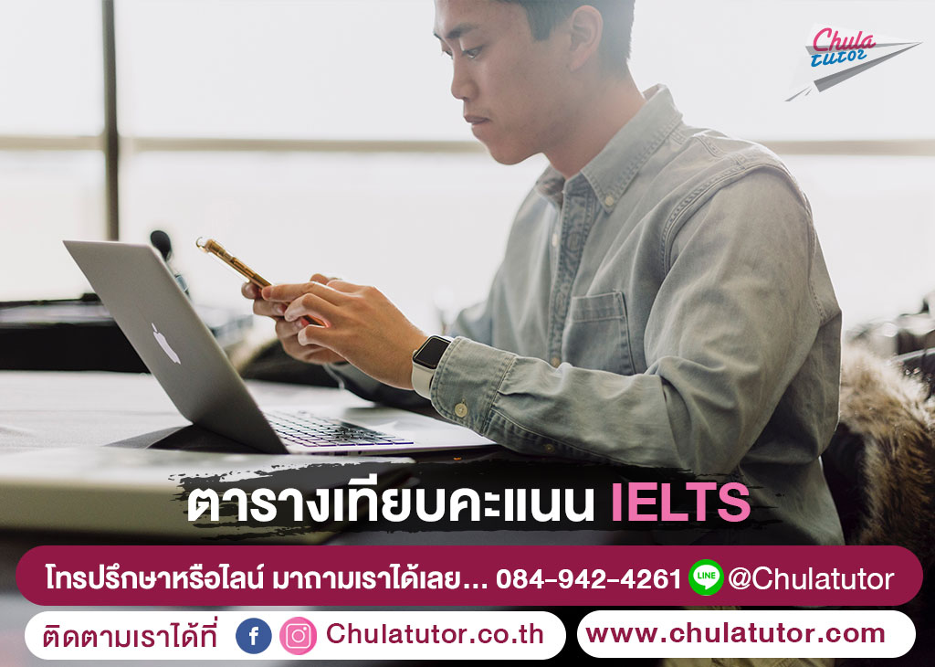 ตารางเทียบคะแนน IELTS
