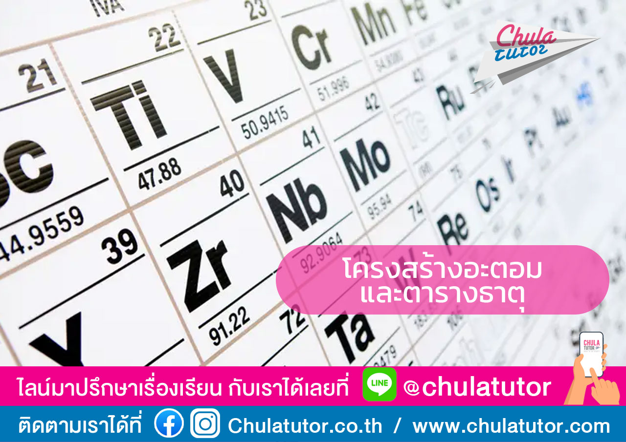 โครงสร้างอะตอมและตารางธาตุ