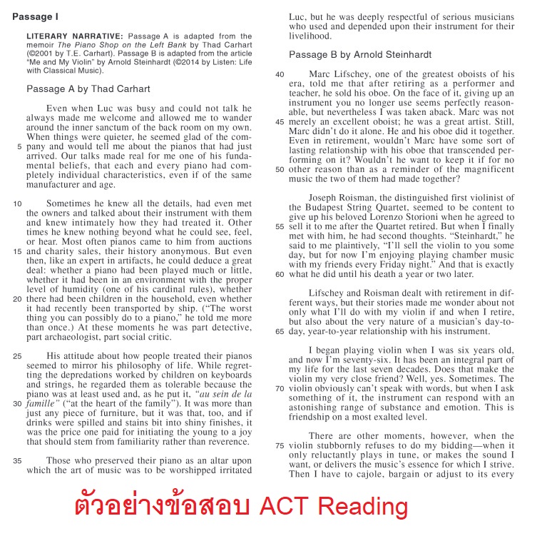 ACT Reading