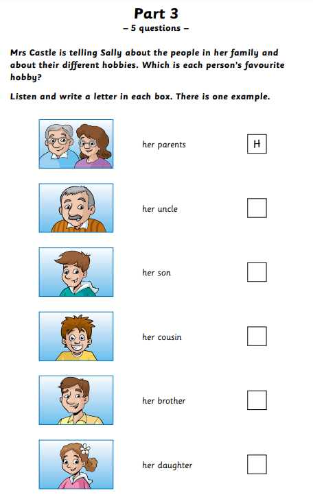แนวข้อสอบ Young Learners English (YLE) Movers-2