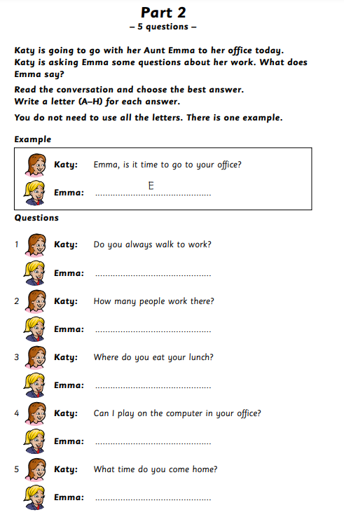 แนวข้อสอบ Young Learners English (YLE) Movers-6