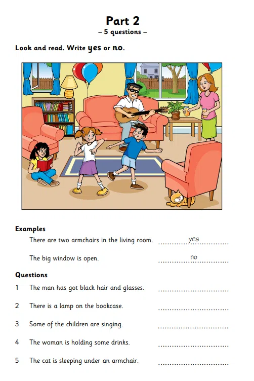 แนวข้อสอบ Young Learners English (YLE) Starters-4