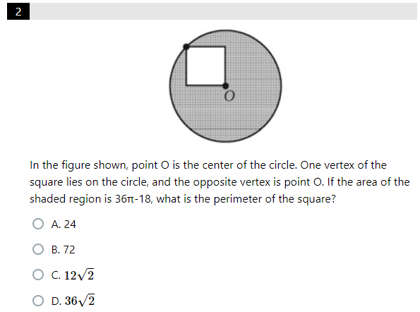 SAT Math Additional Topics in Math 2