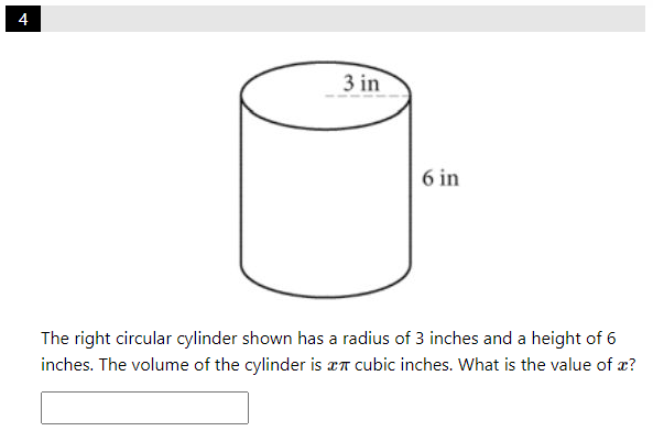 ตัวอย่างข้อสอบ SAT Math Additional Topics in Math