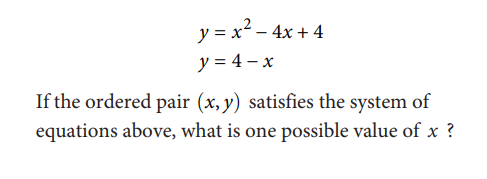 ตัวอย่างข้อสอบ SAT Math Passport to Advanced Math