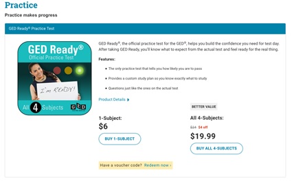 สมัครสอบ GED Ready 3