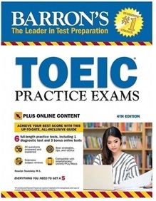 book barron toeic practice exams