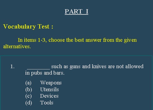 แนวข้อสอบ CMU-eTEGS Part 1